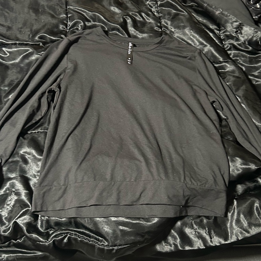 Black Long Sleeve Top